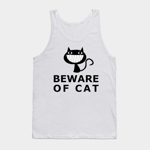 BEWARE OF CAT Tank Top by the619hub